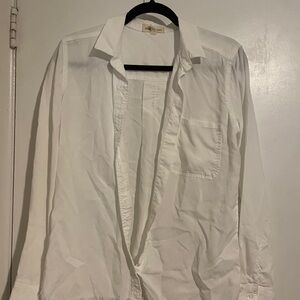 Cloth & Stone White Button Down Shirt